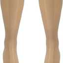 Truform Sheer Compression Stockings, 15-20 mmHg, Women's Knee High Length, 20 Denier, Nude, Medium
