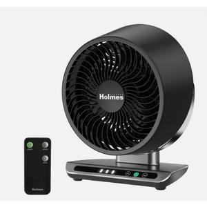 HOLMES Blizzard 8" Air Circulator Digital Fan, 3 Speeds, 90° Adjustable Hea