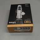 Ufree Beard Trimmer for Men, Waterproof Electric Razor for Nose, Body, Face & Mustache, Cordless Hair Clippers Shavers Grooming Kit, Gifts for Men Husband Father (Silver)