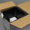 6 Pack Large Bed Furniture Risers, 6 inch Heavy Duty Couch Lift Risers for Sofa, Chair, Cabinet, Desk, High, Durable ABS Plastic, Premium Quality, Supports up to 2200 lbs, Black