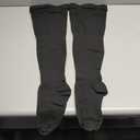 Thigh High Compression Socks Women, 20-30mmHg Compression Stockings for Women Men, Closed Toe Graduated Compression Socks with Silicone Band for Varicose Veins, Edema, Post-Surgery (Medium, Black)