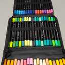 Tongfushop 72 Colors Acrylic Paint Markers, Dual Tip Acrylic Paint Pens with Brush Tip & Fine Tip, Wood Markers for Rock Painting, Wood, Canvas, Stone, Glass, Ceramic, DIY Crafts, Art Supplies