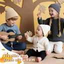 ZOORON Toddler Beanie Baby Boys Girls Beanies Kids Winter Hats Children Knit Warm Caps Soft Ski Hat (0-5T, 1-white)