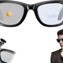 AI Smart Glasses, 800W Camera & 1080P Video, Smart Glasses with Camera and Bluetooth, AI Glasses for Calls & Musi,UV Protection,Anti-Blue Light Glasses Everyday Wear (Colour Change)