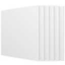 6 Pack 12 x 12 Inch White Plastic Sheet, 1/8 Inch(3mm) Thick Faint Translucent Plastic Panels with Protective Film for Signs, DIY Display Projects, Craft