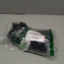 Furhaven Reversible XS Dog Coat, Washable & Insulating w/ Leash Access - Faux Fur & Quilted Fleece Flex-Fit Jacket - Black/Green, Extra Small