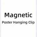 Magnetic Poster Hanger Frame for 28x22 28x40 28x29 Movie Music Posters Wall Art,Teak Wood Picture Frames for Large Canvas Diamond Map Decor, Living Room Calendar Banner Tapestry Photo Hanging Stand (Black, 28in/70cm)