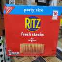 RITZ Fresh Stacks Original Crackers, Party Size, Travel Snacks, 23.7 oz (16 Multi Snack Packs), Best By: 01/11/26