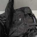 Garment Bags for Travel, Carry On Garment Bag for Business Trips with Shoulder Strap, Mancro Waterproof Foldable Luggage Hanging Suit Bags Gift for Men Women, 2 in 1 Suitcase for Coats, Suits (Black) (XX-Large)