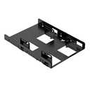Amazon.com: Corsair Dual SSD Mounting Bracket (3.5 Internal Drive Bay to 2.5", Easy Installation) Black