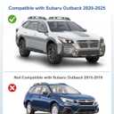 Out-Channel Window Visors Rain Guards for Subaru Outback 2020-2025