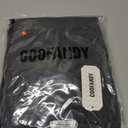 COOFANDY Mens Cotton Hipster Hip Hop Longline Crewneck T Shirts Casual Long Sleeve Tees Curved Hem Gym Shirts (Black)