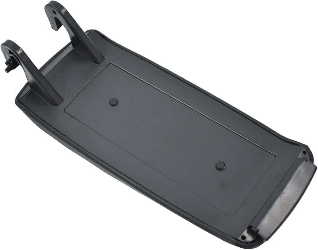 Silscvtt Black Leather Armrest Center Box Console Lid Cover Replacement for 2004-2008 A4 S4 B7