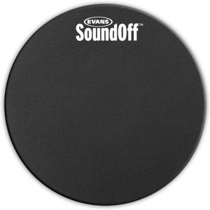 Evans Soundoff Drum Mute Pads - Great to Silence Acoustic Kits - Fits 8" Tom/Snare Drums