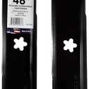 MaxPower 561739B 2 Blade Set for 46" Cut Craftsman, Husqvarna, Poulan Replaces OEM no. 405380, 594892801, 532405380, CMXGZAM110147