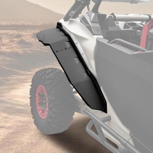 Wider Rear Extended Fender Flares for Can-Am X3, XXL Mud Flaps Combined Mud Guards Extension Against Mud and Dirt for Can Am Maverick X3 MAX All Models 2017-2026 Accessories, 4PCS