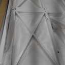 ChooChoo Coffee Table Classic X Design for Living Room, Rectangular Modern Cocktail Table with Storage Shelf, 47 Inch (White)