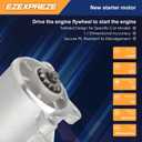 Ezexpreze 6646N Ford New Starter Replacement for 00-05 Excursion, 99-13 Expedition F-150 F-250 F-350 F-450 F-550 Super-Duty Lincoln Navigator, 05-10 Mustang, 99-13 V8 V10 4.6 5.0 5.4 6.2 6.8L