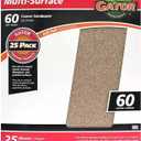 Gator 9" x 11" Multi-Surface Sanding Sheets, 60 Grit, 25 Pack