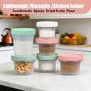 ASEVAT 12 Pack 10 oz Food Storage Containers with Twist Lids Leakproof BPA-Free Soup Containers, Microwave/Dishwasher Safe Freezer Containers for Meal Prep, Leftovers & Takeout