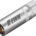 EWK 14mm 12 Point Thin Wall Magnetic Spark Plug Socket, 3/8" Drive Deep Well Tool for BMW N54 N55 B58, Mini Cooper R55R60, Nissan & Infiniti 14mm Bi-Hex Spark Plugs