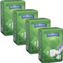 Medline FitRight Incontinence Diapers, Specialty Size Adult Diapers, For Men And Women, Maximum Protection, Waist Size 65"94", 4XL, 8 briefs per bag, 32 briefs per case