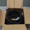 Wheelchair Rear Wheel Replacement Tire, 24 "X 1" Universal Flat-Free Polyurethane Tire, Equipped With Installation Tools, Wheelchair Accessories For All Brands(1 Pair) (Black)