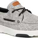 OrthoComfoot Men's Orthopedic Slip-On Loafers Walking Shoes: Casual Canvas Plantar Fasciitis Loafers with Arch Support, Comfortable Orthotic Shoes for Foot and Heel Pain Relief (12, W3-light Grey)