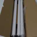 OLV White Industrial Curtain Rods for Windows 48 to 84 Inch(4 to 7 Feet), 1 Inch Diameter Blackout Wrap Around Adjustable Heavy Duty Window Drapery Rods, Indoor and Outdoor (36''-88''|1 Pack)