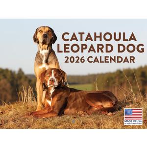 2 x Catahoula Leopard Dog Calendar 2026 Monthly Wall Calender 12 Month | American Made In The USA