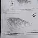 Christopher Knight Home Posey Modern Upholstered King Size Bed Frame with Headboard, Modern King Bed Frame and Headboard, Wooden Slats Support, Easy Assembly, No Box Spring Needed, Beige+Natural