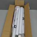 Tension Curtain Rod Extra Long White Shower Curtain Rods No Drilling Outdoor Tension Rod 31-168 inch Shower Rod Adjustable Spring Tension Rods Heavy Duty for Bathroom Patio Window Rust Proof