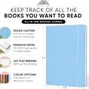 PRODUCTIVITY STORE Reading Journal, Book Journal & Book Tracker - Best Gifts For Book Lovers & Gifts For Readers - 65 Book Reviews - A5, 5.8 x 8.3 - Blue