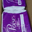 Poise Incontinence & Postpartum Pads for Bladder Leaks, 4 Drop Moderate Absorbency, Regular Length, 132 Count