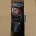 KISS 1875 Watt Pro Tourmaline Ceramic Hair Dryer, Styling Edition, 3 Heat Settings, 2 Speed Settings, Cool Shot Button, 7 Blow Dryer Accessories Included, Red