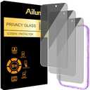 Ailun 2 Pack for iPhone 17 Pro Max Privacy Screen Protector [6.9 inch] with installation frame, Anti Spy Private Tempered Glass Anti-Scratch Case Friendly