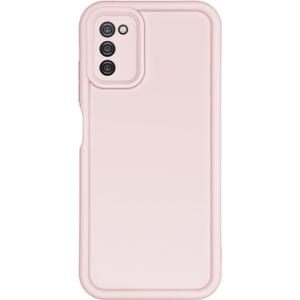 Puxicu Slim Case for Samsung Galaxy A02S, Enhanced Camera Protection, Shockproof Skin-Friendly Touch Soft Case Cover for Samsung Galaxy A02S Phone, Light Pink
