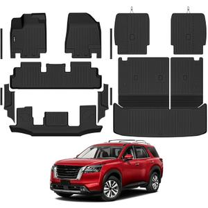 Naibeve Floor Mats for 2022-2026 Nissan Pathfinder 7 Seats