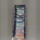 Chanukah Spell Out Pastel Menorah - Exciting & Colorful Multicolor Menorah! Hand Painted Ceramic Hanukkah Gifts Whimsical Design Jewish Holiday Party Favors Candle Holder Festival of Lights 11" L