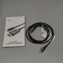 acer USB C to HDMI Cable for Home Office 6.6FT (4K@60Hz), Thunderbolt 4/3 Compatible, High-Speed Type C to HDMI 2.0 Braided Cord for MacBook, iPhone 17/16 Pro/Max, iMac, iPad Pro, Galaxy S25, Surface