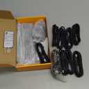 HDMI KVM Switch 8 Computers 1 Monitor, 8 Ports USB 3.0 KVM Switcher Support 4K@60Hz for 8 PC Share Keyboard and Mouse, Support Hotkey Switching Way