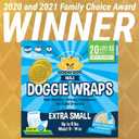 Bodhi Dog Disposable Male Dog Diapers - Super Absorbent, Leak-Proof Pee Wraps - Adjustable Fit, Comfortable Design, Advanced Moisture Control, and Wetness Indicator - Extra Small (20 Count)