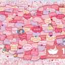 MOMIBOOK Puzzles for Adults 1000 Piece Jigsaw Puzzles of This Little Thing Called Love, Painting Image Challenging Hard Impossible Puzzle, Funny Toys & Games Christmas Valentine's Birthday Gifts