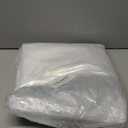 UNIFAMILY Chicken Coop Covers for Winter, Clear Tarp for Chicken Coop, Waterproof Chickens Run Cover with Rope & Cable Tie, Insulation Windproof Winterizing Cover for Poultry Patio