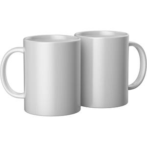 Cricut Mug Press Ceramic Mug Blank 15oz 2/Pkg-White (14.4 Ounces)