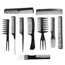 10 Pcs Comb Set for Hair Stylists - Professional Variety Pack with Combs for All Hair Types and Styles