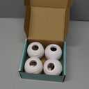 Child Safety Door Knob Cover (4 Pack) Hard-to-Remove Dual-Lock Door Handle Covers for Kids - Reusable Baby Proof Door Knob Locks - Installs Easily, No Tools Needed (White)