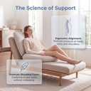 Wedge Pillow Set for After Surgery, Bed Wedge Pillow for Headboard