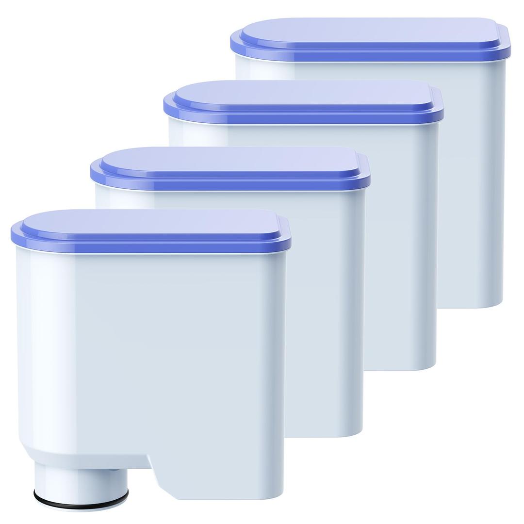 AquaClean Water Filter for Philips Coffee Machines, 4-Pack Coffee Machines Filter Compatible with Philips Saeco AquaClean CA6903, High-Efficiency Coffee Machine Water Filter - Improves Coffee Taste