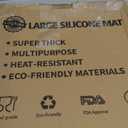 Extra Large Silicone Mats for Kitchen Counter (47.2"x23.6"x0.08"), 2mm Super-Thick Silicone Placemats for Crafts Countertop Protector, Non-Slip Heat Resistant Desk Protect Mat, Deep Blue